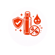 Rust-proof & hygienic