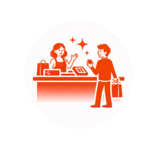 Customer-facing counters